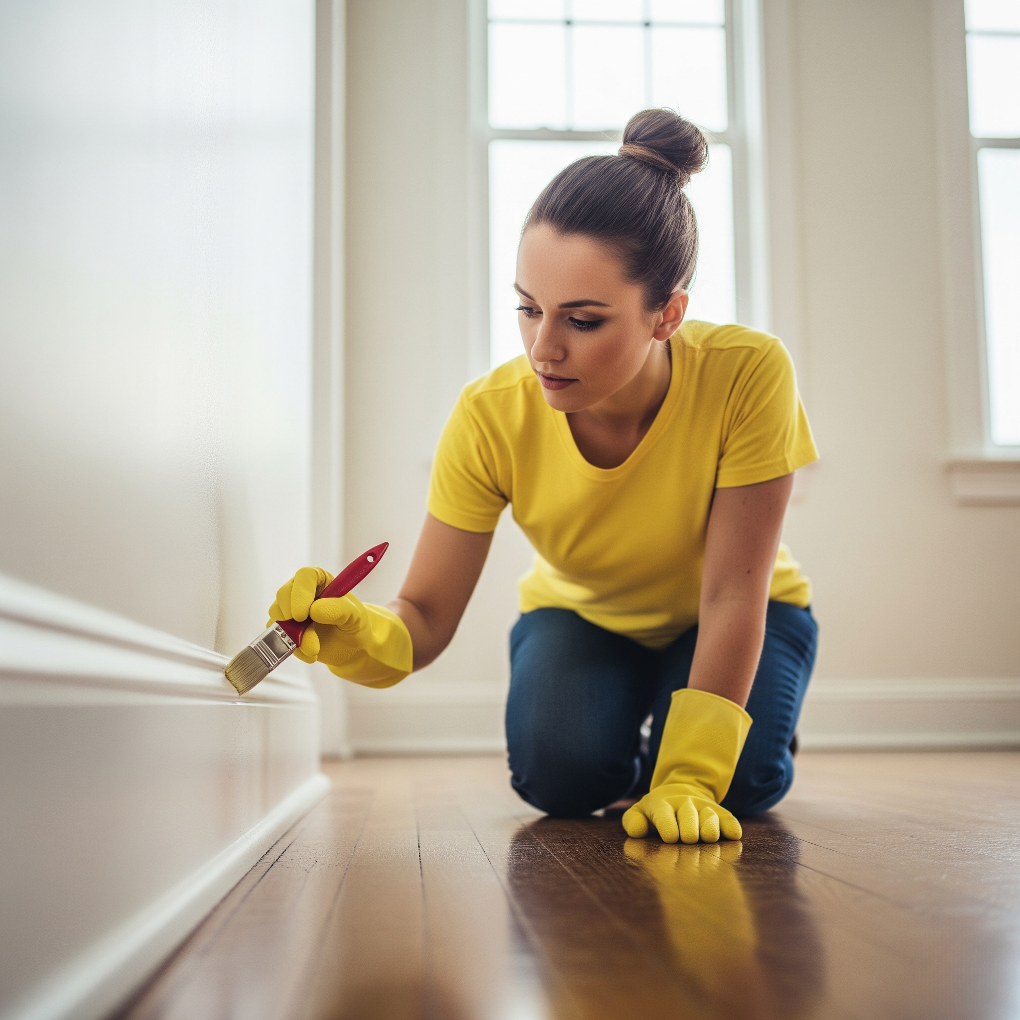 Move Out Cleaning with minor touch ups Cass Clean